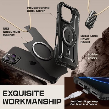 Husa iPhone 16 Pro Supcase Unicorn Beetle XT MagSafe - Negru - Img 2