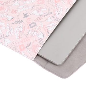Husa laptop 15"-16" din piele CanvasArtisan, E4-P03 - Roz - Img 4
