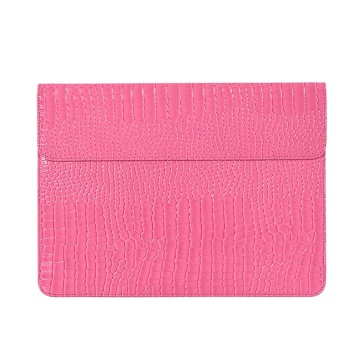 Husa laptop 15"-16" din piele CanvasArtisan, EL32-P01 - Fucsia - Img 1
