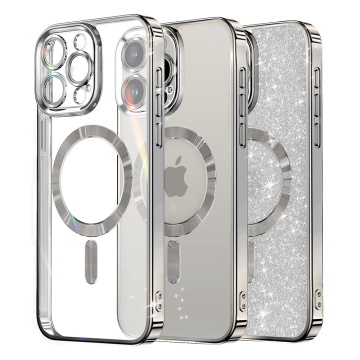 Husa MagSafe - iPhone 15 Pro - Silver - Img 1