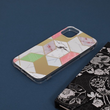 Husa Marble Series - iPhone 11 - Purple Hex - Img 3