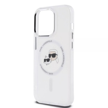 Husa pentru iPhone 15 Pro Max - Karl Lagerfeld IML MagSafe (KLHMP15XHLSKCH) - Metal - Img 4