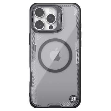 Husa pentru iPhone 16 Pro Max - Nillkin Iceblade Prop Magnetic (without Camera Cutout) - Black - Img 5