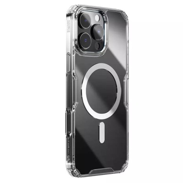 Husa pentru iPhone 16 Pro Max - Nillkin Nature TPU Pro Magnetic Case - Transparent - Img 4
