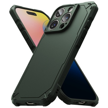 Husa pentru iPhone 16 Pro Max - Ringke Rugged Gear - Dark Green - Img 1