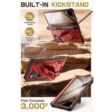 Husa pentru Samsung Galaxy Z Fold6 - Supcase Unicorn Beetle Pro - Ruddy - Img 3