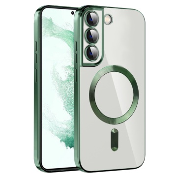 Husa premium Samsung Galaxy S22 Plus 5G Techsuit Luxury Crystal MagSafe - Verde - Img 1