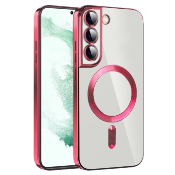 Husa premium Samsung Galaxy S22 Plus 5G Techsuit Luxury Crystal MagSafe - Rosu - Img 1