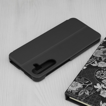 Husa Samsung Galaxy A16 5G Eco Leather View flip tip carte - Negru - Img 2