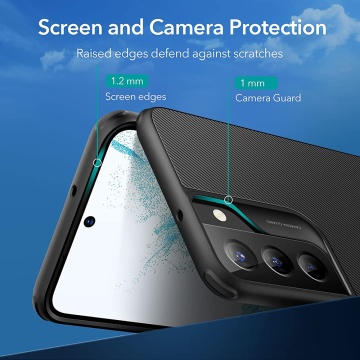 Husa Samsung Galaxy S22 5G ESR Air Shield Boost Kickstand - Negru - Img 5