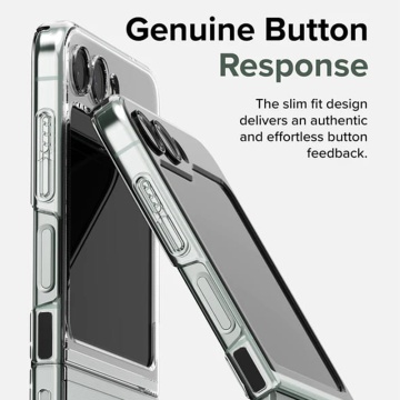 Husa Samsung Galaxy Z Flip5 Ringke Slim - Transparent Mat - Img 7
