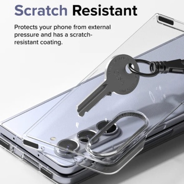 Husa Samsung Galaxy Z Fold5 Ringke Slim - Transparent Mat - Img 5