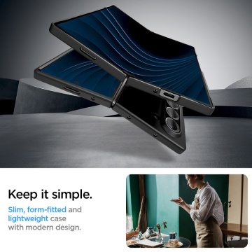 Husa Samsung Galaxy Z Fold6 Spigen Air Skin - Negru - Img 7