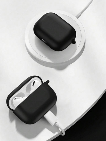 Husa Silicon AirPods 3 Black - Img 3