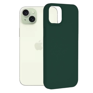 Husa Silicon iPhone 15 Plus, Verde - Img 1