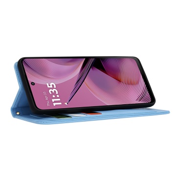 Husa Techsuit Motorola Moto G55 FlipCraft - Albastru - Img 4