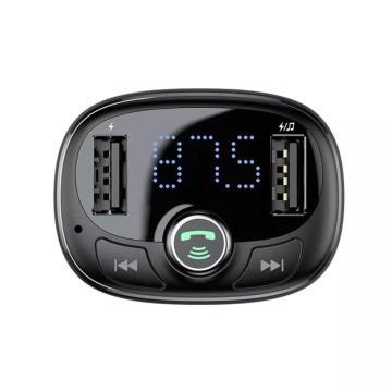 Incarcator + Modulator FM- 2x USB, card TF, MP3, Bluetooth 4.2, afișaj digital, 17 W - negru - Img 6