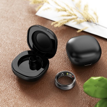 Inel Smart Techsuit (R06) - Unisex, Monitorizeaza ritmul cardiac, Pedometru, Saturatie de oxigen, Somn, Fitness, Dimensiune 18mm - Negru - Img 4