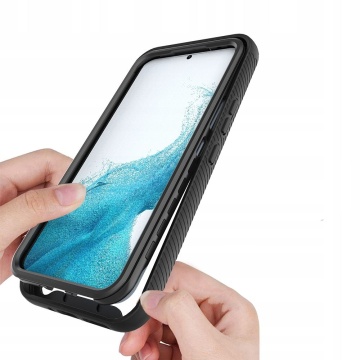 Pachet 360° Husa + folie Samsung Galaxy A34 5G Techsuit Defense - Negru - Img 5
