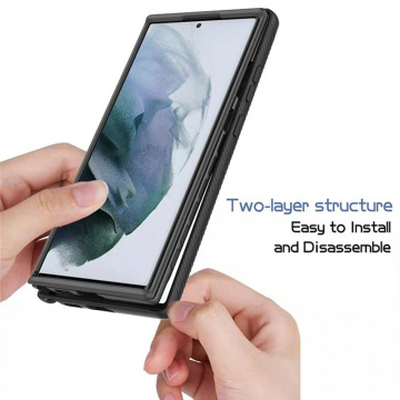[Pachet 360°] Husa + folie Samsung Galaxy S24 Ultra Techsuit Defense, negru - Img 6