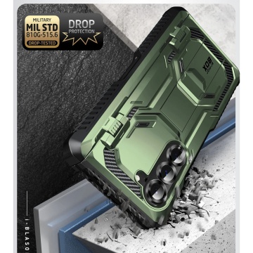 [Pachet 360°] Husa + folie Samsung Galaxy Z Fold6 I-Blason Armorbox - Verde - Img 4