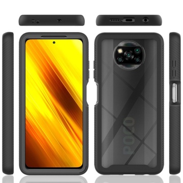 Pachet 360° Husa + folie Xiaomi Poco X3 Pro Techsuit Defense - Negru - Img 7