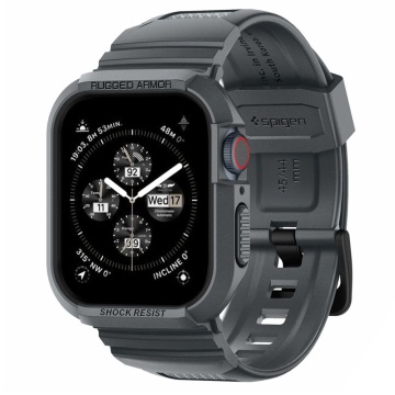 [Pachet husa + curea] Apple Watch 4 44mm Spigen Rugged Armor Pro - Img 1