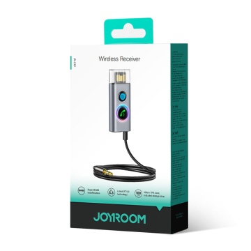 Receptor audio Jack 3.5mm, USB, card TF JoyRoom, 1m, JR-CB7 - Negru - Img 6