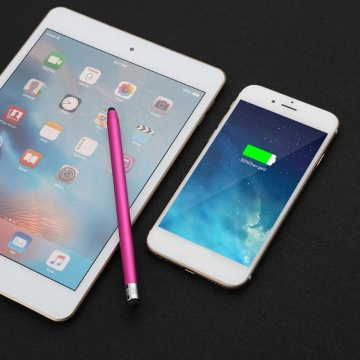 Stylus pen Techsuit, 2in1 universal, Android, iOS, aluminiu, JC01 - Verde - Img 5