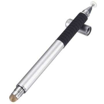 Stylus Pen Techsuit, 2in1 Universal, Android, iOS, JC02 - Argintiu - Img 2