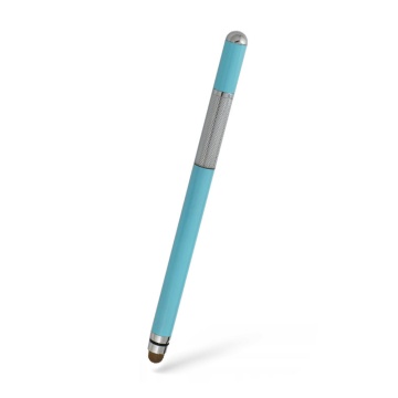 Stylus Pen Techsuit, Universal, Android, iOS, Aluminiu, JC03 - Turcoaz - Img 1