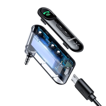 Transmitator Bluetooth, Aux Baseus, 145mAh, BSBA-02 - Negru - Img 6