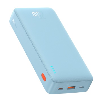 Acumulator Extern USB, Type-C, Micro-USB, 20W, 20000mAh - Baseus Airpow (P10022804313-00) - Galaxy Blue - Img 1