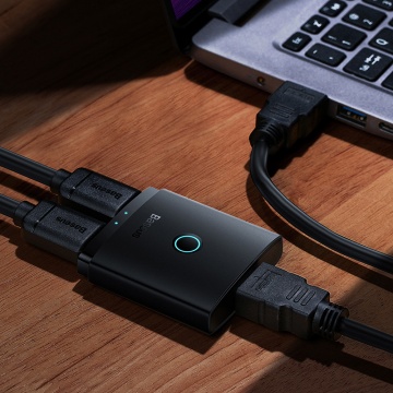 Adaptor HDMI Baseus, bidirectional, 4K@60Hz, B01331105111-00 - Negru - Img 6