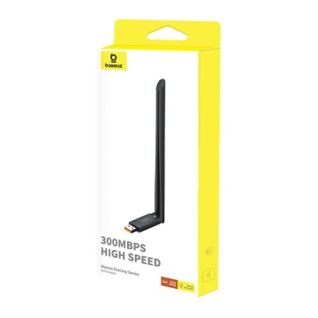 Adaptor, router Wi-Fi Baseus, 300Mbps, B01317600111-01 - Negru - Img 7