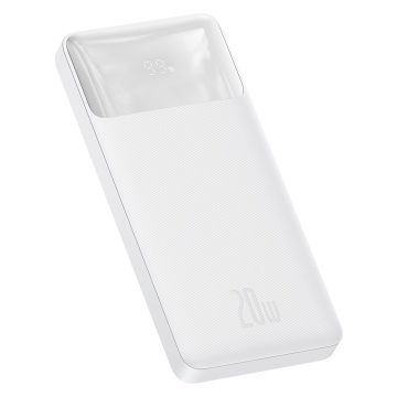 Baterie externa 10000mAh, 20W - Baseus Bipow Digital Display (PPBD050502) - White - Img 1