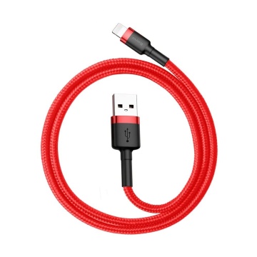 Cablu date Lightning Baseus, Q.C.3.0, 2.4A, 0.5m, CALKLF-A09 - Rosu - Img 3