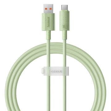 Cablu date USB Type-C Baseus, 100W, 480Mbps, 1m, P10360203631-00 - Verde - Img 1