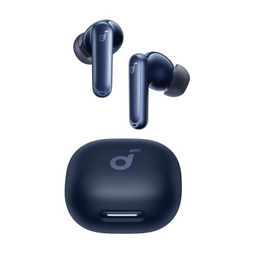Casti ANKER Soundcore P40i, True Wireless, Bluetooth, In-ear, Microfon, Noise Cancelling, Carcasa incarcare wireless, Albastru - Img 1