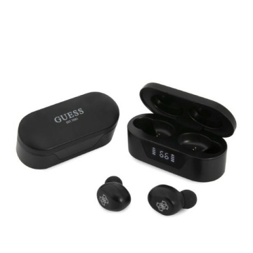 Casti Bluetooth cu afisaj digital Guess - Negru - Img 1
