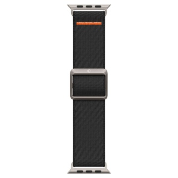 Curea Apple Watch 1/2/3/4/5/6/7/8/9/10/SE/SE 2/Ultra/Ultra 2 (42/44/45/46/49mm) Spigen Fit Lite Ultra - Negru - Img 3