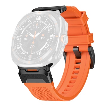 Curea Samsung Galaxy Watch Ultra 47mm Techsuit, W068 - Portocaliu - Img 1