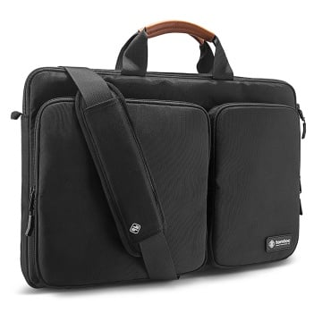 Geanta tip servieta laptop 17 inch mare Tomtoc A42G1D1- Negru - Img 1