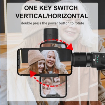 Gimbal pentru telefon cu face tracking si tripod Techsuit F10 - Negru - Img 4