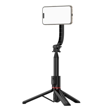 Gimbal pentru telefon cu zoom control, extensibil Techsuit L9 - Negru - Img 7