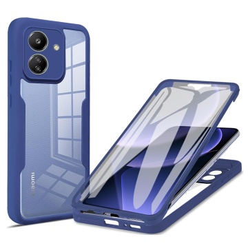 Husa 360° Xiaomi Redmi 13C 4G Techsuit ColorVerse - Albastru - Img 1