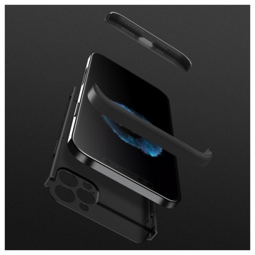 Husa 360 + Protector Ecran GKK - iPhone 13 Pro - Negru - Img 4