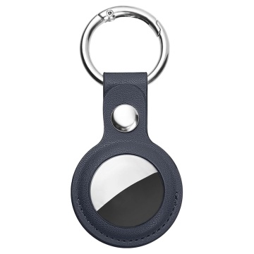 Husa Apple AirTag Techsuit SLH1, cu carabina de prindere - Albastru - Img 1