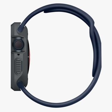 Husa Apple Watch 4 / 5 / 6 / SE / SE 2 / 7 / 8 / 9 (44mm/45mm) Spigen Rugged Armor - Gri - Img 2