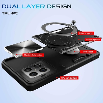 Husa Honor 70 Lite Techsuit CamGuard Pro - Albastru - Img 2